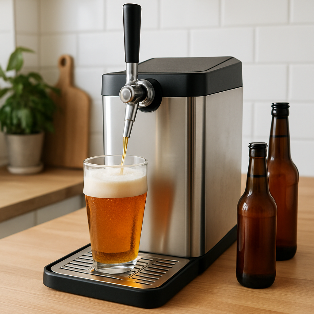Philips PerfectDraft tireuse à bière 6 litres posée sur un plan de travail