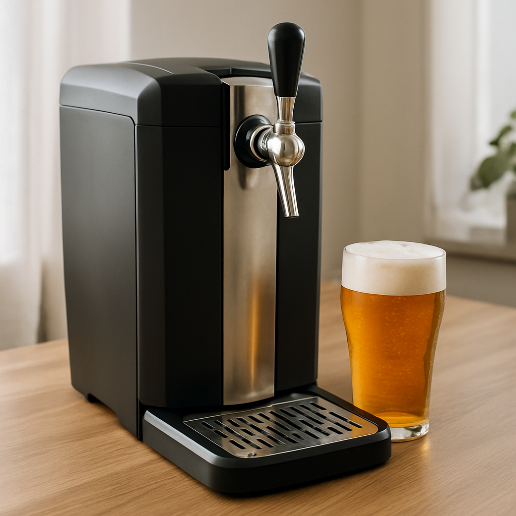 Tireuse à bière H.Koenig BW1880 système universel posée sur un plan de travail