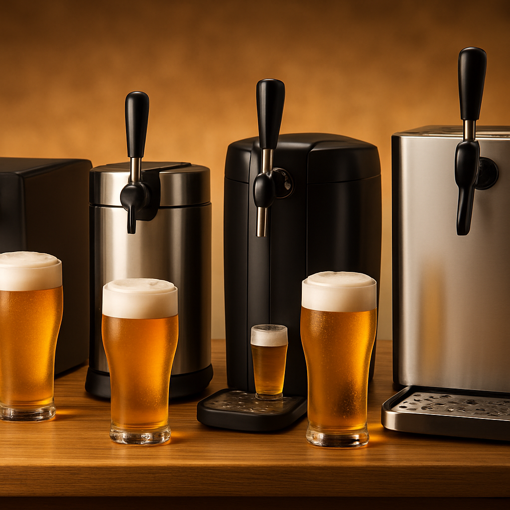 Tireuse à bière Klarstein Beerkules en acier inox et plastique noir avec écran LED