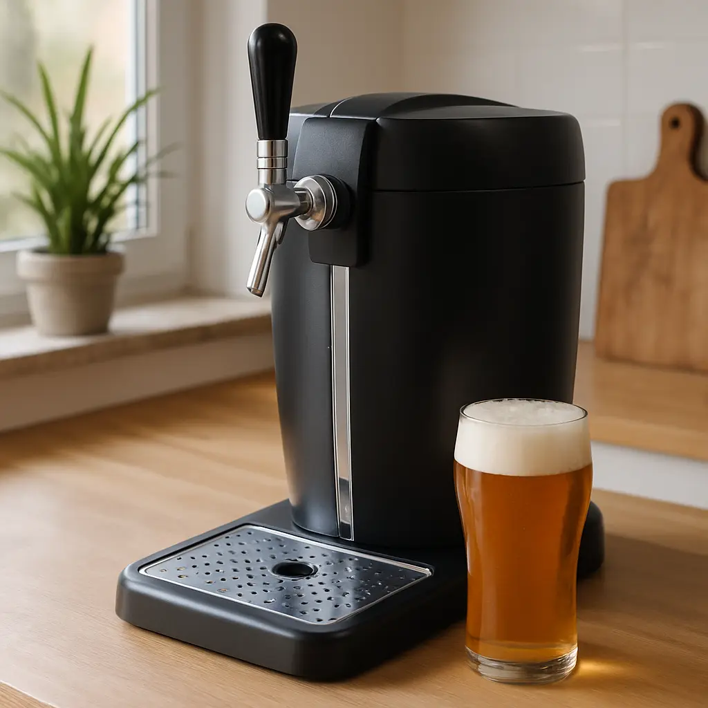 Tireuse à bière universelle Klarstein Beerkules 5 L avec écran LED et refroidissement par compresseur