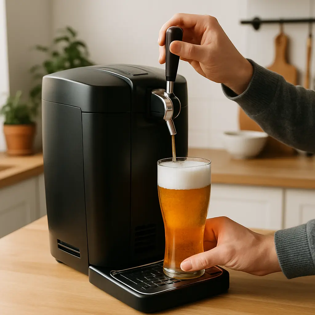 Tireuse à bière Klarstein Professional Beer Pump 6L avec pompe à air et voyants LED