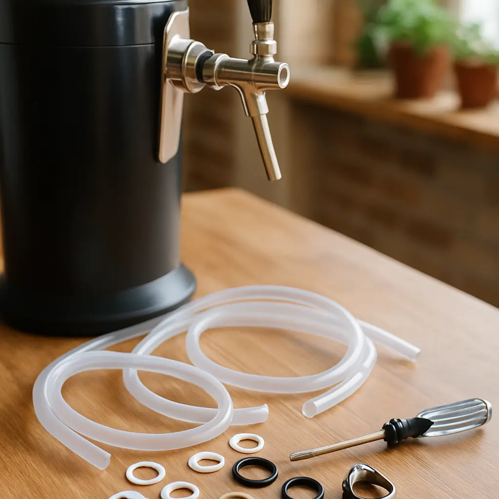 Pièces détachées tireuse à bière : changer joints et tuyaux