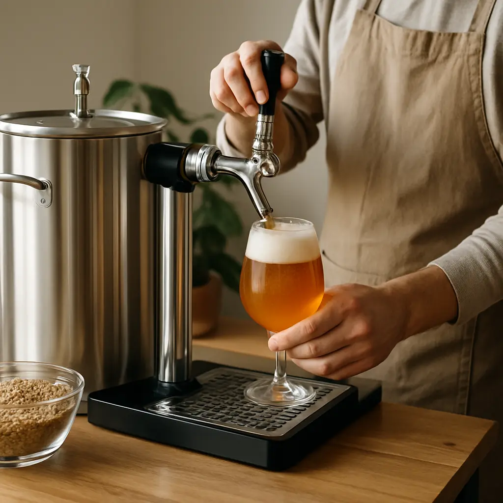 Brasser sa bière et la servir à la tireuse : guide