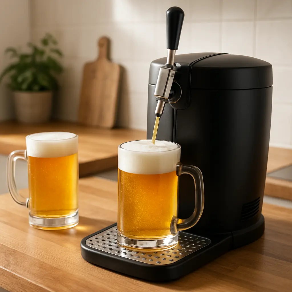 Tireuse à bière Princess Beer Tap & Cooler Deluxe, fût 5 L avec glacière intégrée et panneau de contrôle digital